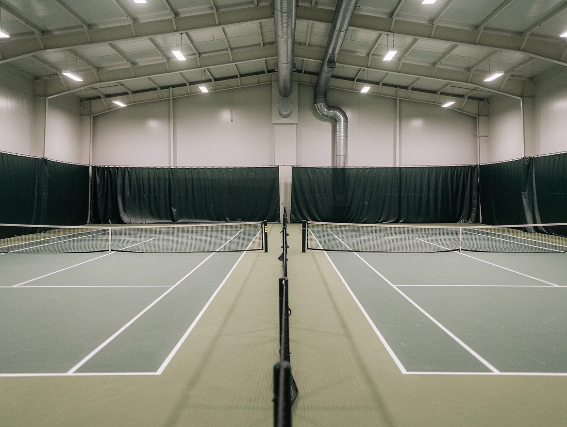 Indoor tennis facility in Burnaby used for year-round lessons by Your Tennis Lessons Vancouver